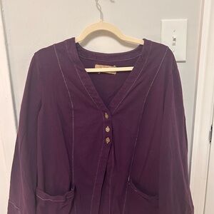Free People Purple Matching Lounge Set